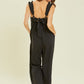 Wide Leg Jumpsuit Featured with Back Tie Detail