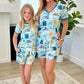 Matching Short Pajamas in Assorted Prints