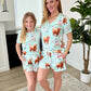 Matching Short Pajamas in Assorted Prints