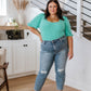 Reese Rhinestone Slim Fit Jeans