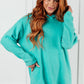 Basically My Favorite Hooded Pullover in Turquoise