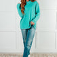 Basically My Favorite Hooded Pullover in Turquoise