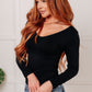 Bring in the Basics Seamless Reversible V-Neck Black