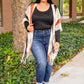 Can You Believe It Basic Long Sleeve Top In Black