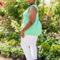 Cherry Girl Tank in Green