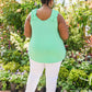 Cherry Girl Tank in Green