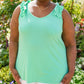 Cherry Girl Tank in Green