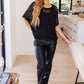 Coastal Dreams Fishnet Top in Black