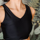 Come Sail Away Swim Top In Black