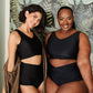 Come Sail Away Swim Top In Black