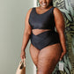 Come Sail Away Swim Top In Black