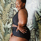 Come Sail Away Swim Top In Black