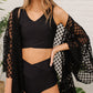 Come Sail Away Swim Top In Black