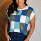Disco Darling Checkered Sleeveless Sweater