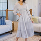 Easy Come, Easy Go Tiered Midi Dress