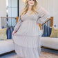 Easy Come, Easy Go Tiered Midi Dress