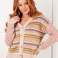 Effortless Elements Striped Cardigan