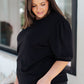 Evidently Different Puff Sleeve Top
