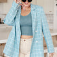 Fetch My Briefcase Plaid Blazer