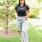 Good Karma Light Wash Distressed Jeans