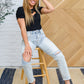 Good Karma Light Wash Distressed Jeans