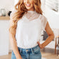 Here And Now Mock Neck Top In Cream