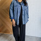 Hilary Wide Leg Jumpsuit in Black