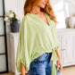 Hit Me Up Tie Detail Top