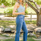 Howdy Embroidery Boyfriend Jeans