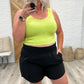 Windbreaker Smocked Waistband Running Shorts in Black