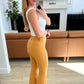 Melinda High Rise Control Top Flare Jeans in Marigold