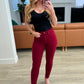 Wanda High Rise Control Top Skinny Jeans Scarlet