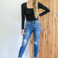 Kyla Destroyed Hi Waist Relaxed Fit