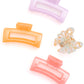 Large Jelly Claw Clip Set of 4