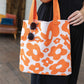 Lazy Daisy Knit Bag in Orange