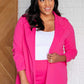 Magic 3/4 Blazer in Hot Pink