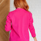 Magic 3/4 Blazer in Hot Pink