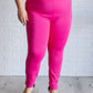 Magic Skinny 28" Pants in Hot Pink