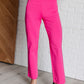 Magic Straight Pants in Hot Pink