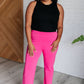 Magic Straight Pants in Hot Pink