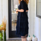 Midnight Waltz Midi Dress