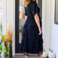 Midnight Waltz Midi Dress