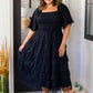 Midnight Waltz Midi Dress