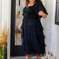 Midnight Waltz Midi Dress