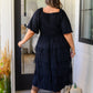 Midnight Waltz Midi Dress