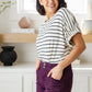 Much Ado About Nothing Striped Top