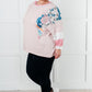 New Chapter Floral Color Block Patchwork Top