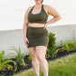 Next Move Sports Bra In Olive