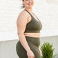 Next Move Sports Bra In Olive