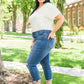 Nikki Mid-Rise Destroyed Boyfriend Jeggings